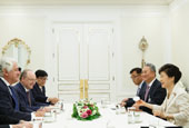 President, SAP co-founder discuss software sector cooperation