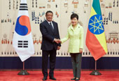 Korea, Ethiopia hold summit meeting