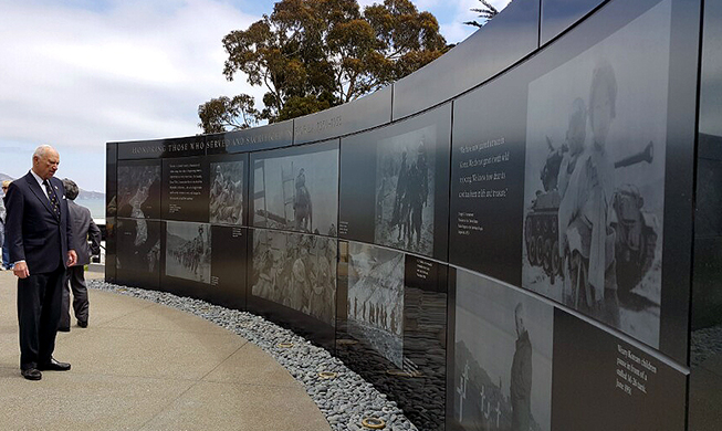 Korean War memorial unveiled in San Francisco