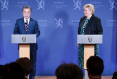 Opening Remarks by President Moon Jae-in at Joint Press Conference Following Korea-Norway Summit