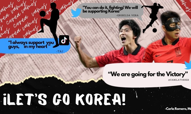 Honorary Reporters from Latin America show support for Korea in WC