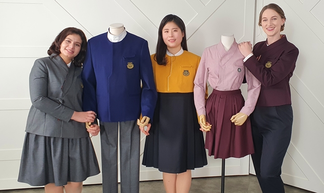 Hanbok-style school uniforms preserve spirit of traditional attire