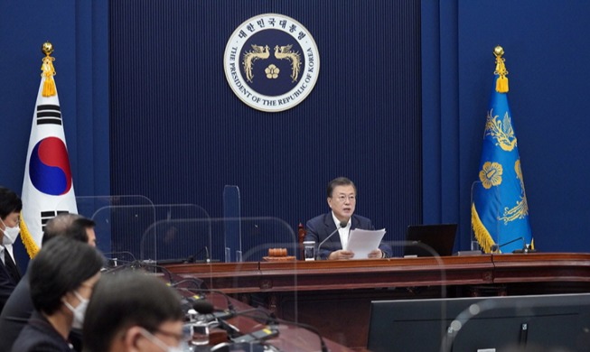 Opening Remarks by President Moon Jae-in at 16th Cabinet Meeting