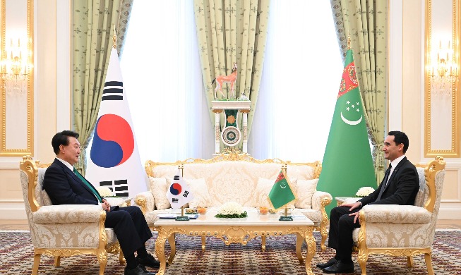 Remarks by President Yoon Suk Yeol at the Joint Press Statement Following the Korea-Turkmenistan Summit