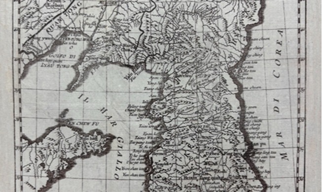 18th-century French map of Korea shows Dokdo, 'Sea of Korea'