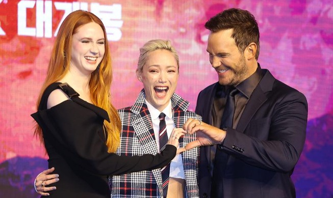 Leading cast of 'Guardians of the Galaxy' visit Korea